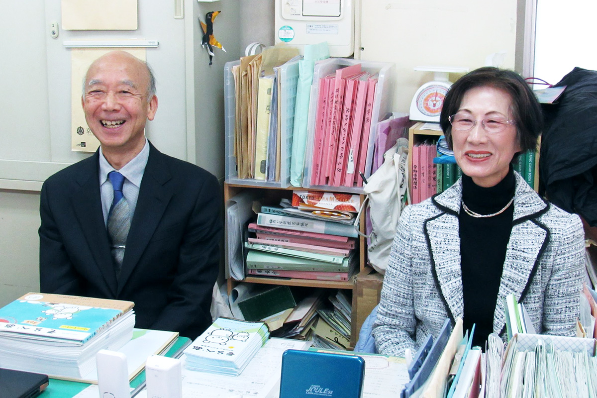 写真：前川覚理事長 前川喜美代園長