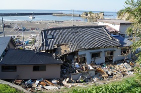 寮からすぐのところから見える風景
